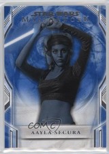 2018 Topps Star Wars Masterwork Blue Aayla Secura #10 8d4