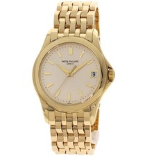 PATEK PHILIPPE Calatrava Watches 5107/1J-001 K18 Yellow Gold/18K Yellow Gold...