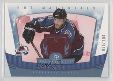 2006-07 Fleer Hot Prospects Materials Red 30/100 Joe Sakic #HM-SA HOF d9r