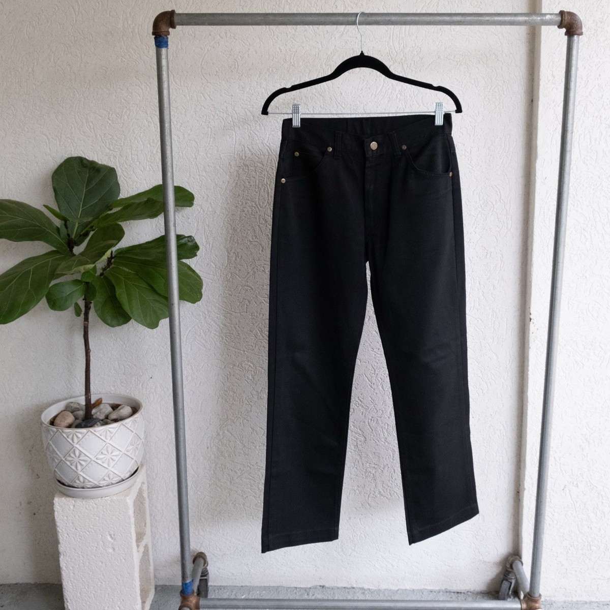 VTG 60's 70's Lee Straight Leg Pants, 50/50 Cotton Polyester Blend