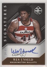2015-16 Panini Limited Limited Signatures 4/99 Wes Unseld #LS-WU Auto HOF h2o