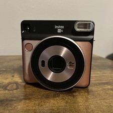 Fujifilm Instax Square SQ6 Instant Film Camera - Blush Gold - Tested and Works