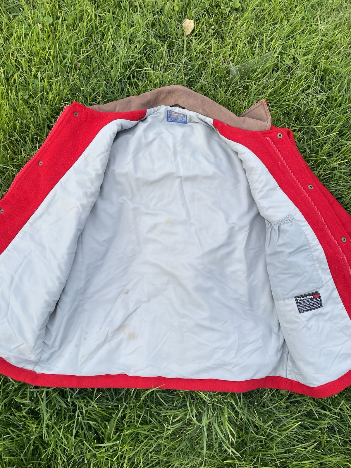 Pendleton Basic Jacket Men's M Red 3M Thinsulate … - image 13