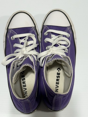 Converse Chuck Taylor All Star Purple High Tops Shoes Men’s Size 6 or Women’s 8 - Picture 6 of 9
