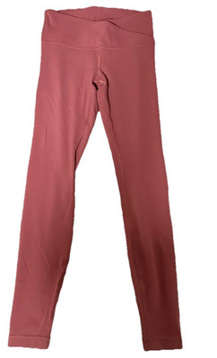 lululemon Align II Women s Size 6 Pink Ankle Leggings Nylon Lycra Yoga