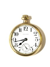 Waltham Vanguard Gold Pocket Watch 23 Jewels movement 20141328 1908-15