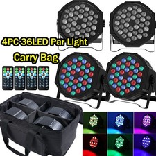 DJ Disco Party Stage Light 36LED RGB DMX Beam Lights Show PAR Lighting w/Remote