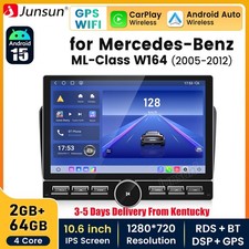 For Mercedes Benz W164 Ml320 Gl350 10.6264g Carplay Android15 Car Radio Swc Bt For Mercedes Benz W164 Ml320 Gl350 10.6264g Carplay Android15 Car Radio Swc Bt