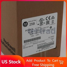New Sealed Allen Bradley 25B-D010N104 /A Powerflex 525 AC Drive 5HP 4.0KW
