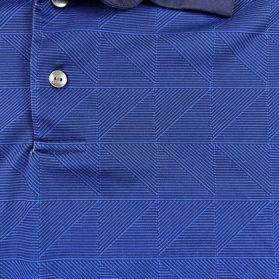Camisa polo de golf azul transpirable manga corta 2XL Ben Hogan Performance para hombre Foto 2 de 4