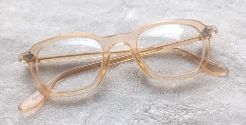 Vintage Bausch & Lomb Safety Glasses #4627 Clear Pale B+L Eyeglasses Women's