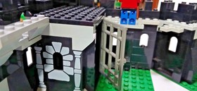 GENUINE LEGO SET 6085 BLACK MONARCH CASTLE UNBOXED WITHOUT INSTRUCTIONS