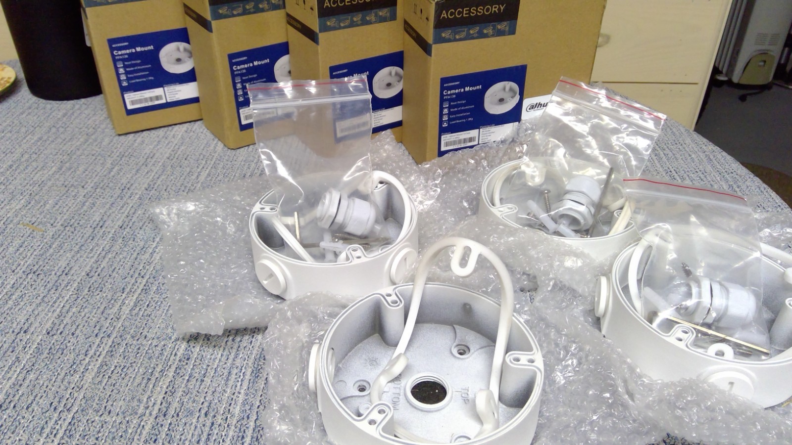 Dahua PFA136 Wall Mounting Junction Box for Select CCTV Security Cameras