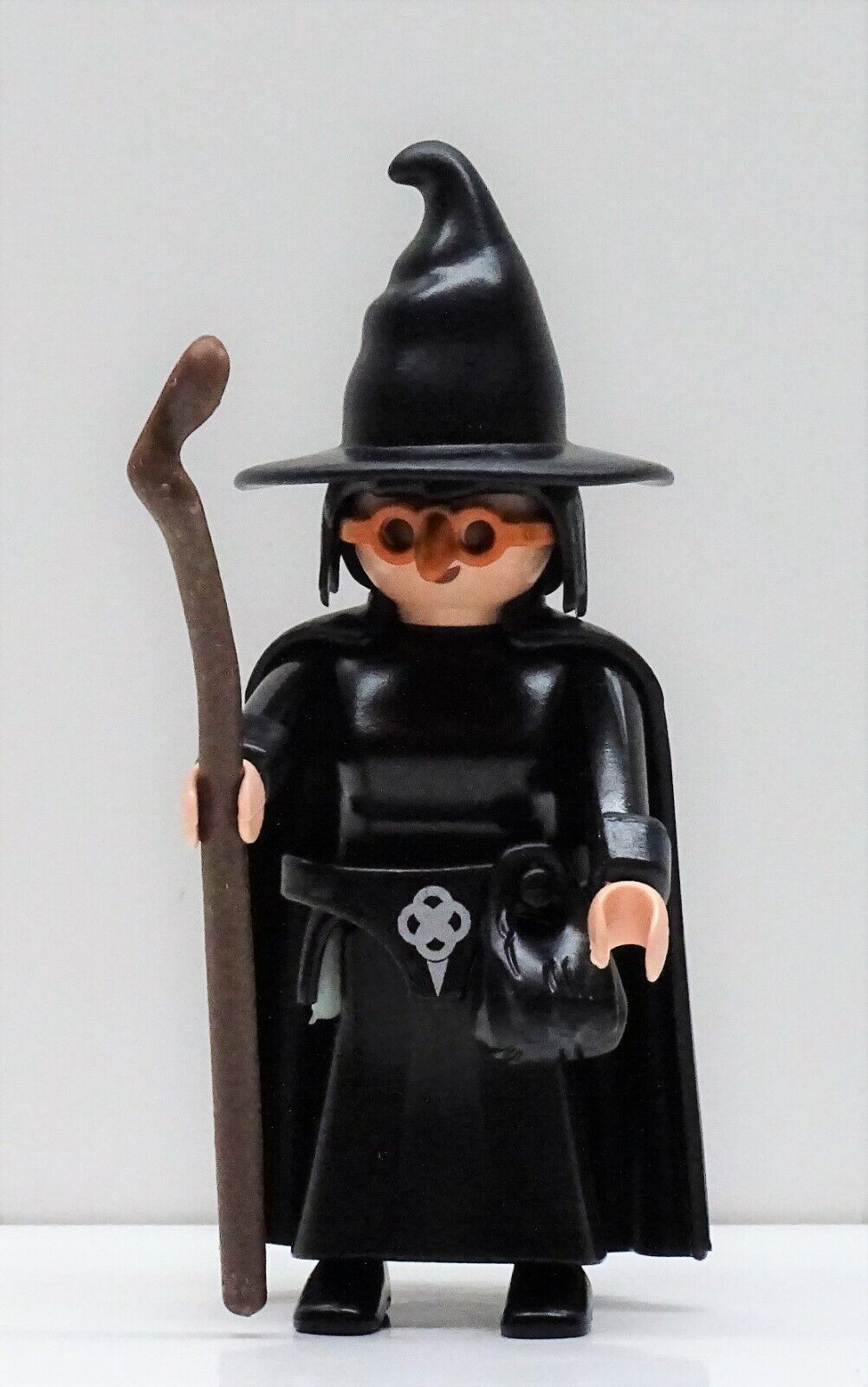 Black With Playmobil Healer Mage store BAR Hat Magic Quantity limited Glasses Nose Cust