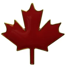Wholesale Pack of 3 Canada Canadian Maple Leaf Bike Hat Cap lapel Pin 