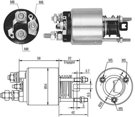 MAGNETI MARELLI 940113050526 Solenoid Switch, starter