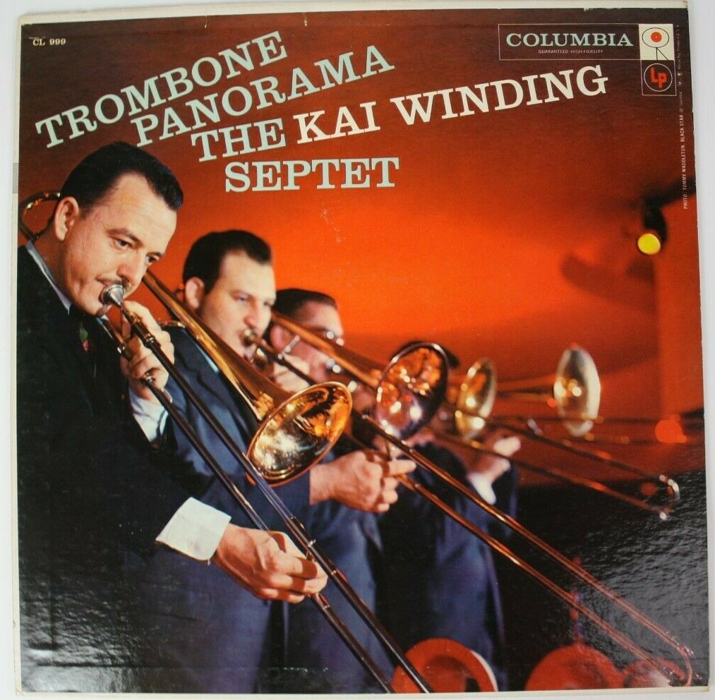The Kai Winding Septet Trombone Panorama MONO LP 1957 Vinyl VG+/