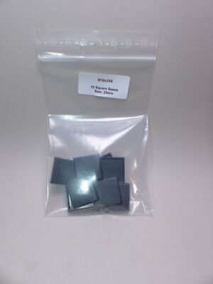 10x 25 mm Base Eckbase quadrat geeignet f. Tabletop Warhammer 40k Age of Sigmar