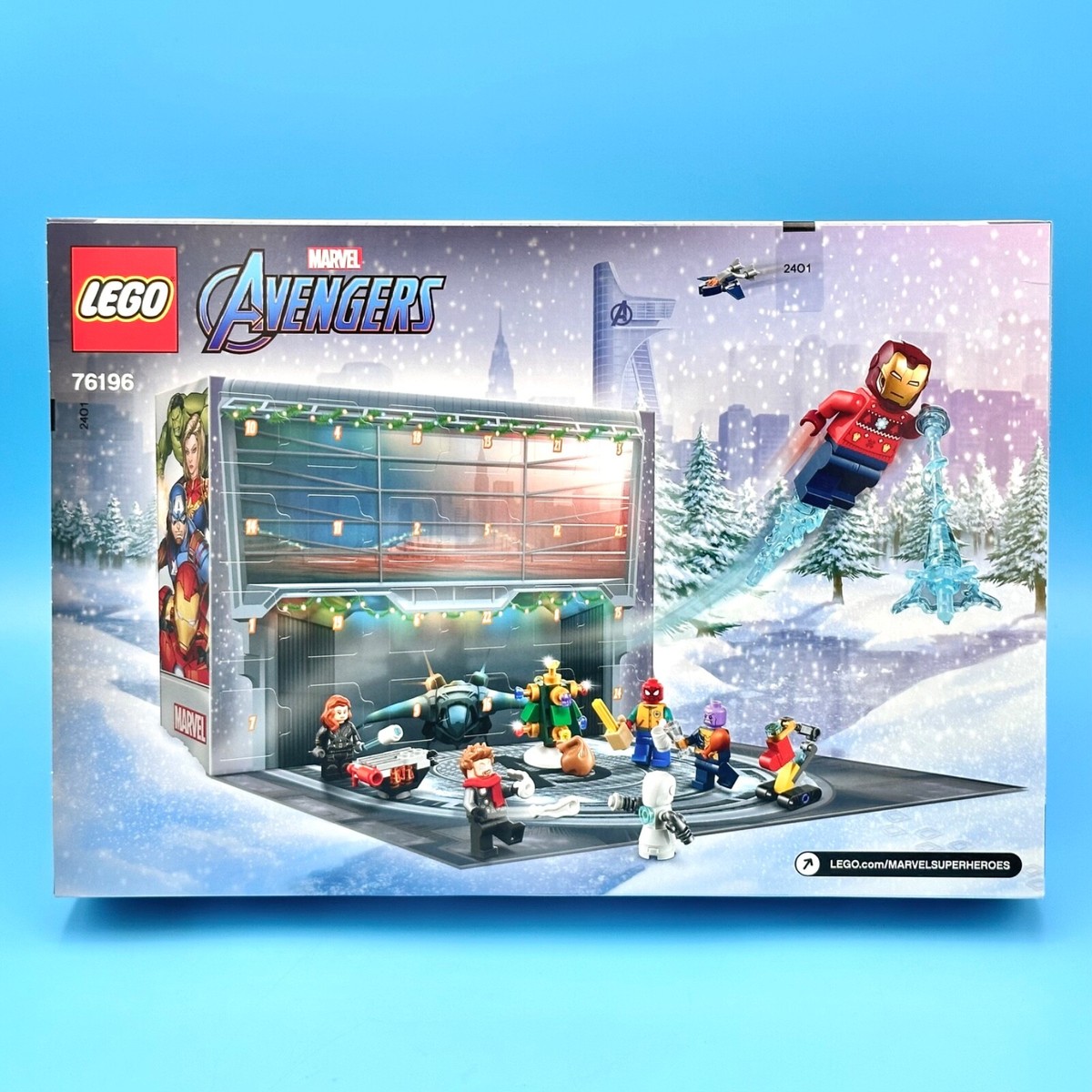 コマたろう出品　アドベントカレンダー LEGO Avengers Advent Calendar 76196 Christmas Iron Man Spider-Man