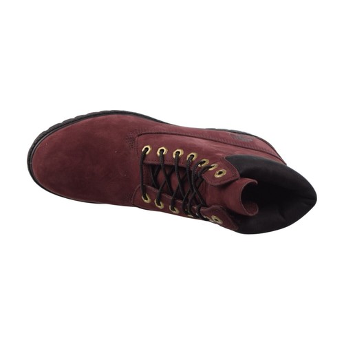 Men's Timberland 6 In. Premium Boot Burgundy Nubuck (TB0A5VB5C60) - Picture 5 of 6