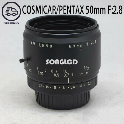 レンズ(単焦点) COSMICAR/PENTAX TV LENS 50mm F2.8 1PCS USED - CCD CAMERA LENS COSMICAR/PENTAX 50mm F:2.8 YF5028 | eBay