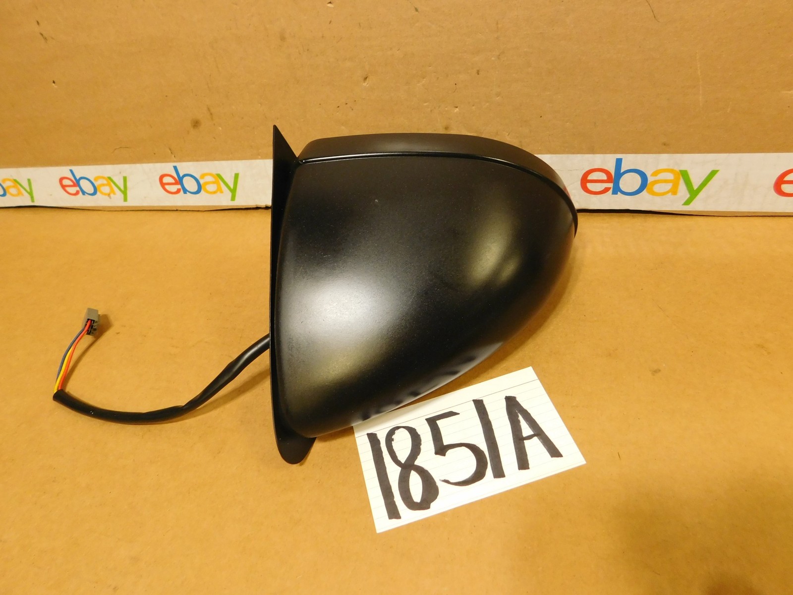 1989 - 1997 Mercury Cougar DRIVER side Mirror Used Power Black Color #1851-A