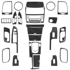 27pcs Carbon Fiber Interior Full Kit Cover Trim Sticker For Acura Tsx 2004-08
