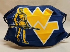 West Virginia Mountaineers Logo Adult Facemask with Filter Pocket