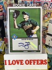 2011 TOPPS LINAGE 1952 DESIGN DAVID DEJESUS AUTOGRAPH ROOKIE CSTORE RARE