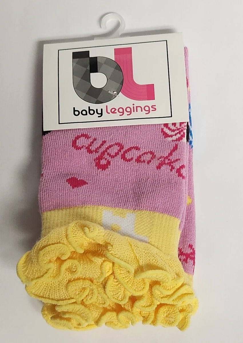 BABY LEGGINGS BL CUPCAKE NEW IN PACKAGE Unisex Infant Leg Warmers