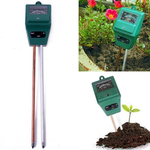 3 in 1 PH Tester Soil Water Moisture Light Test Meter sensor Garden