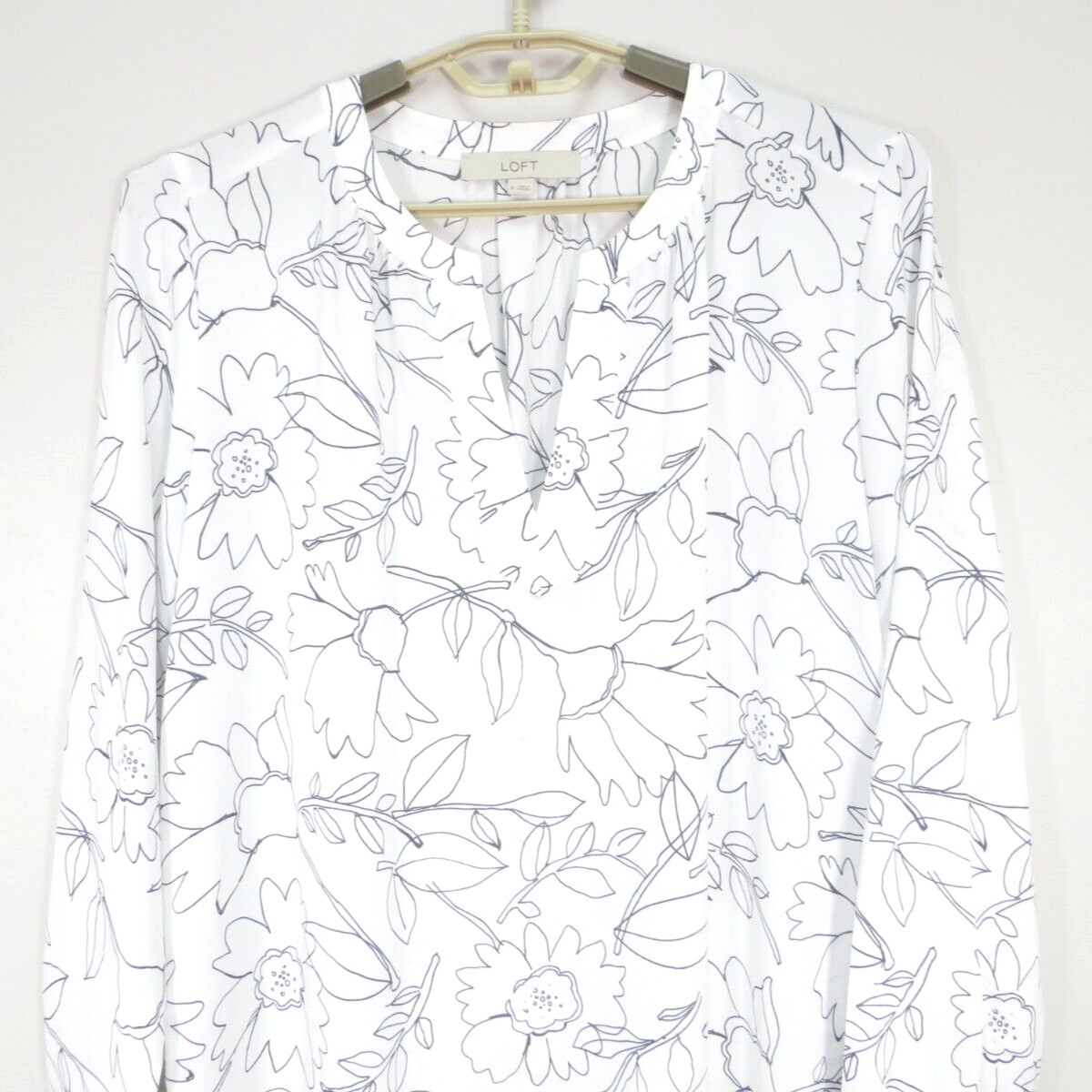 LOFT Womens Thin Lightweight Polyester Peasant Bl… - image 3