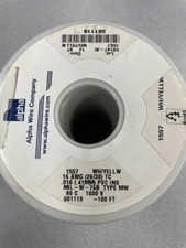 Alpha Wire 1557 WY005 Hook-up Wire 16AWG 26/3...