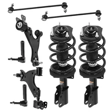 10PC Front Struts Lower Control Arms Tie Rod End for GMC Acadia Chevy Traverse
