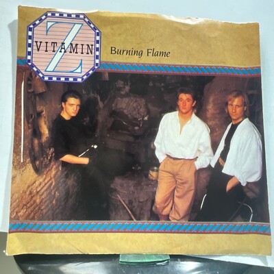 Vitamin Z, Burning Flame / Don�t Stop (To Listen To His Music) 7'' 45rpm Vinyl NM