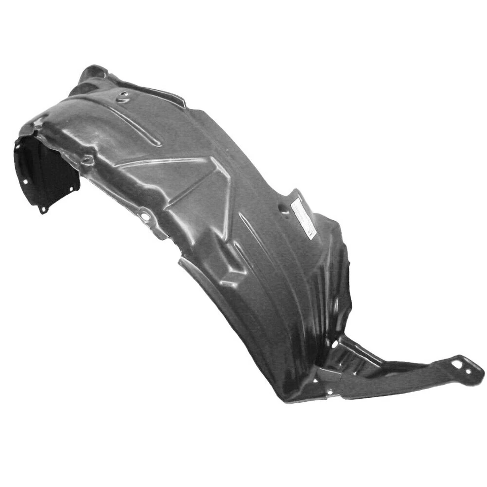 Front Driver & Passenger Side Fender Liner Set w/ Clips For 2002-2006 Honda CR-V - Image 3 of 4