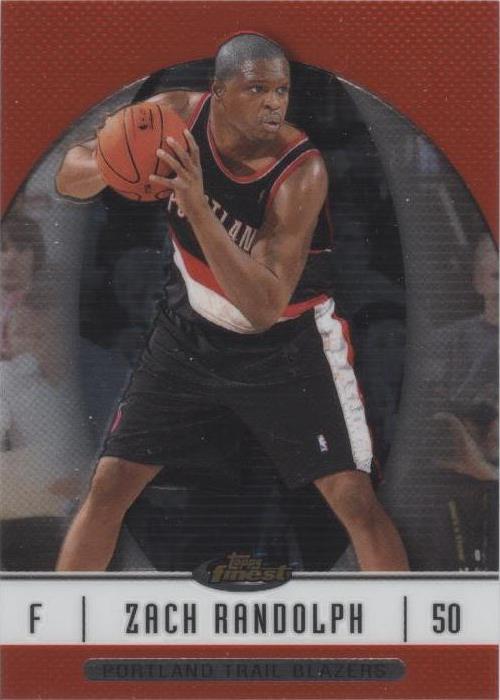 2006-07 Topps Finest - Zach Randolph #39 - 1 of 1