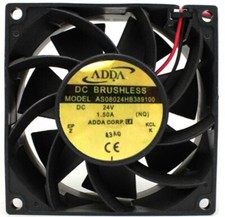 ADDA AS08024HB389100 8cm 8038 adda 24v 1.5a 2-wire high air volume cooling fan