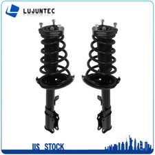 Set (2) Rear Shocks Struts With Coil Spring For Toyota Highlander 2.4L 2004-2007