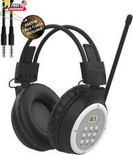 AM FM Radio Headphones Personal Portable Radio Headset am/fm Digital with Best R