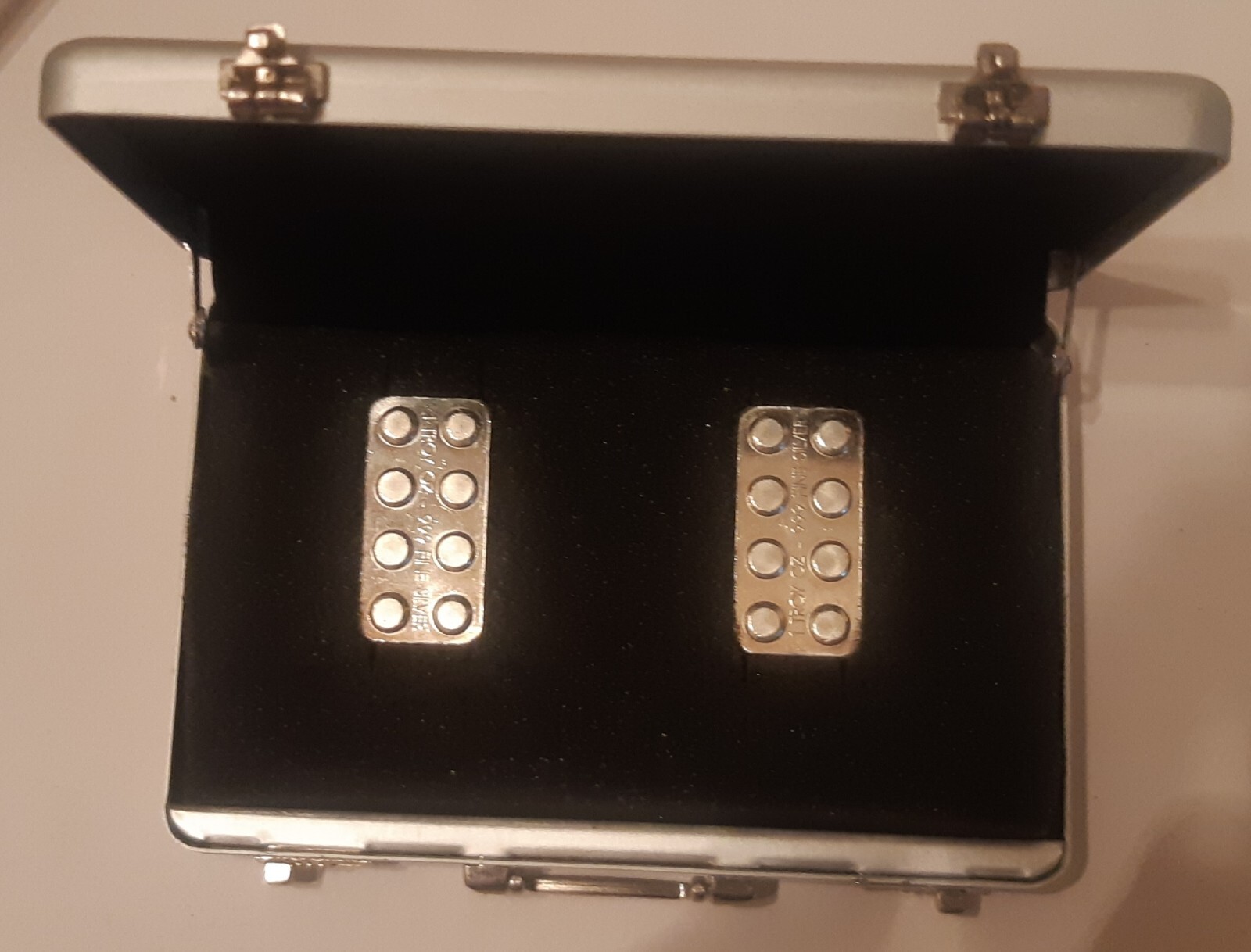 2x1oz Pure Fine Silver Building Blocks .999 Bullion in cool Miniature ...