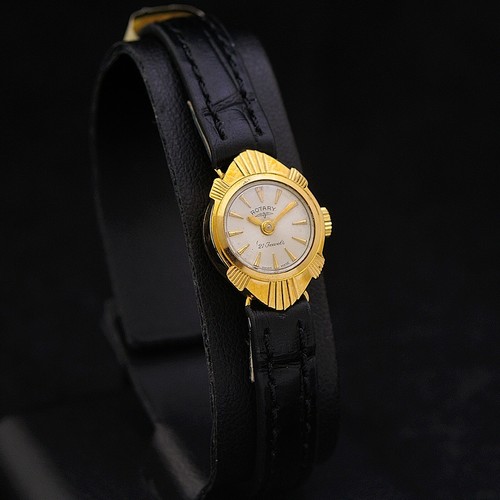 Rotary lady 60s 18 kt gold manual serviced - Picture 2 of 8