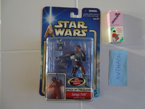 NEW & SEALED BLISTER - STAR WARS SAGA 2002 13 JANGO FETT KAMINO ESCAPE version 1