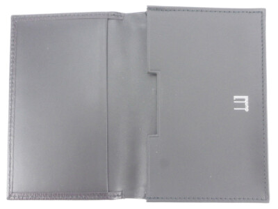 dunhill business card holder logo leather Authentic used T17532 | eBay