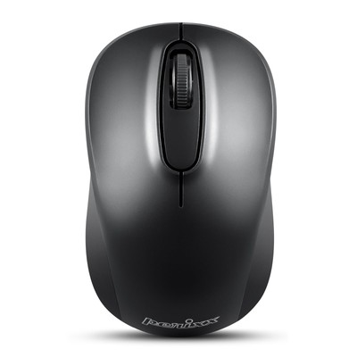PERIMICE-722B Wireless Optical Mouse - 3.82x2.28 Inches Portable Design - Sil...