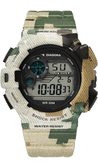 Orologio Unisex Sportivo Militare Analogico-Digitale – Multifunzione, Impermeabile 50m, Quadrante Grande, Colori Caramella - 5