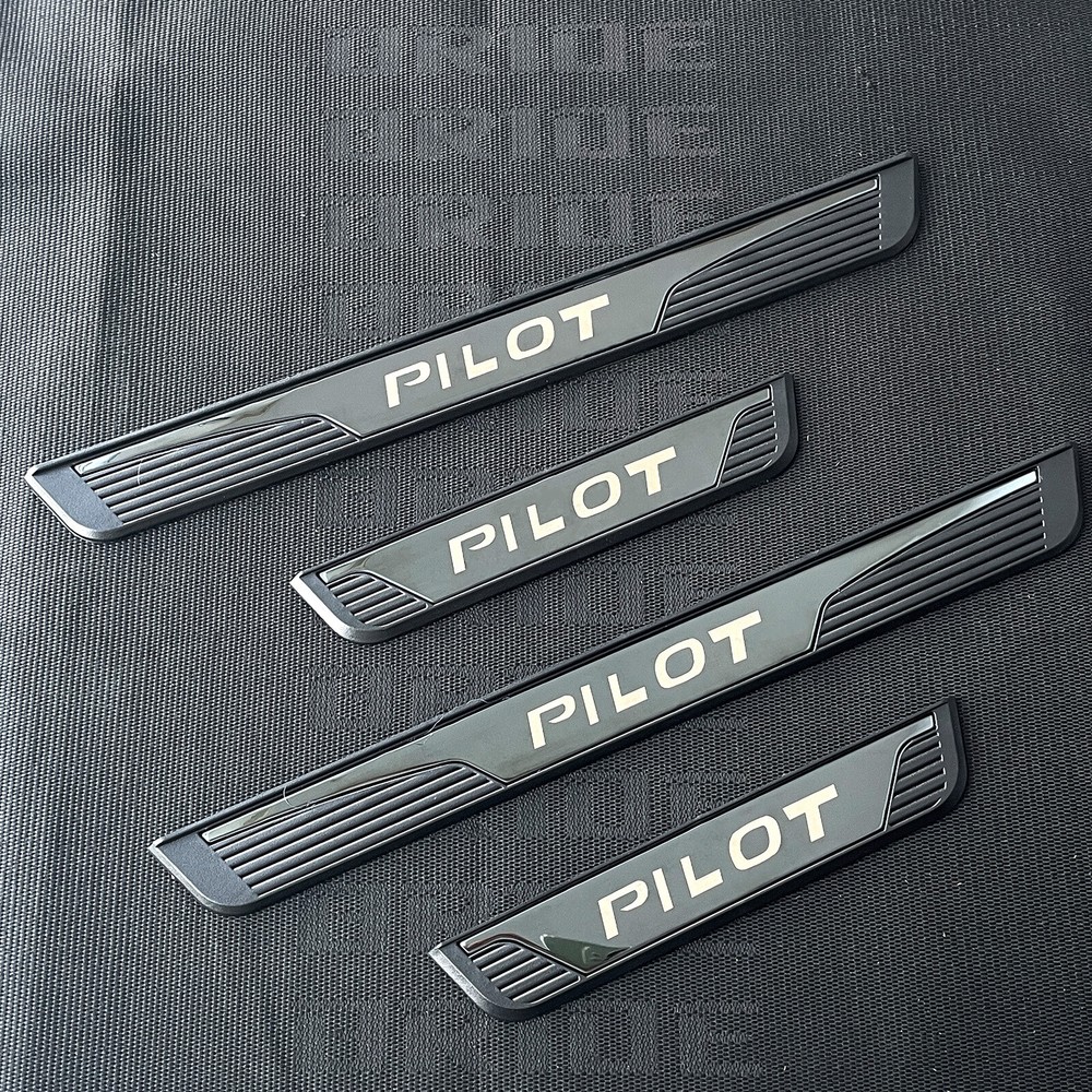 For 2025 Honda Pilot Accessories Auto Door Scuff Sill Cover Plate Protector Trim