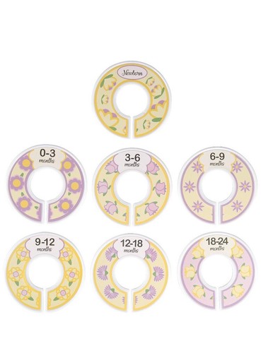 NEW Kinokyo Baby Closet Dividers - Set of 7 BB8 - Picture 2 of 3