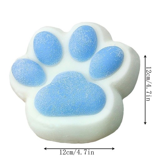 Taba Squishy Cat Paw Silicone Squeeze Toy Stress Relief Squishy Fidget Toy Gift - Picture 2 of 12