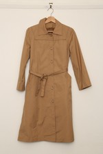 London Fog Womens Trench Coat Beige Uk 6 Petite